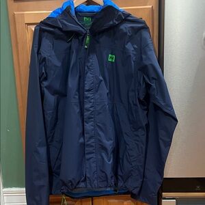 Helly Hansen Men's Dark Blue Raincoat